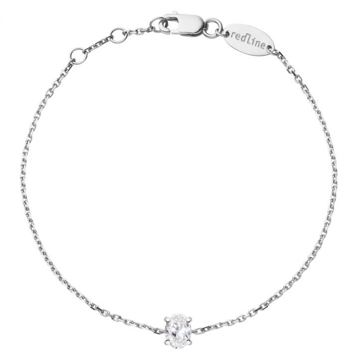 Pulsera de Cadena Sa Baronne Oro Blanco - Redline