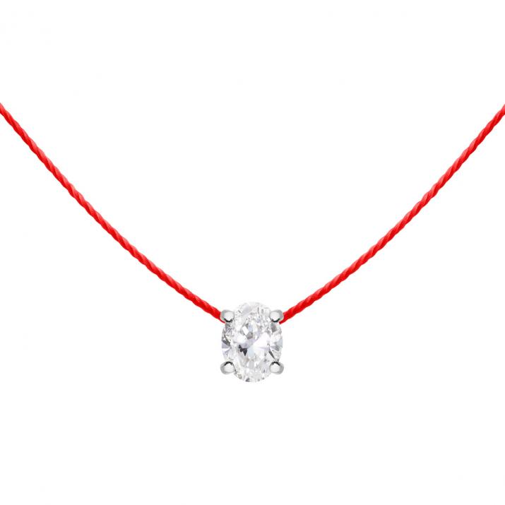 Collar de Hilo Sa Baronne Oro Blanco - Redline