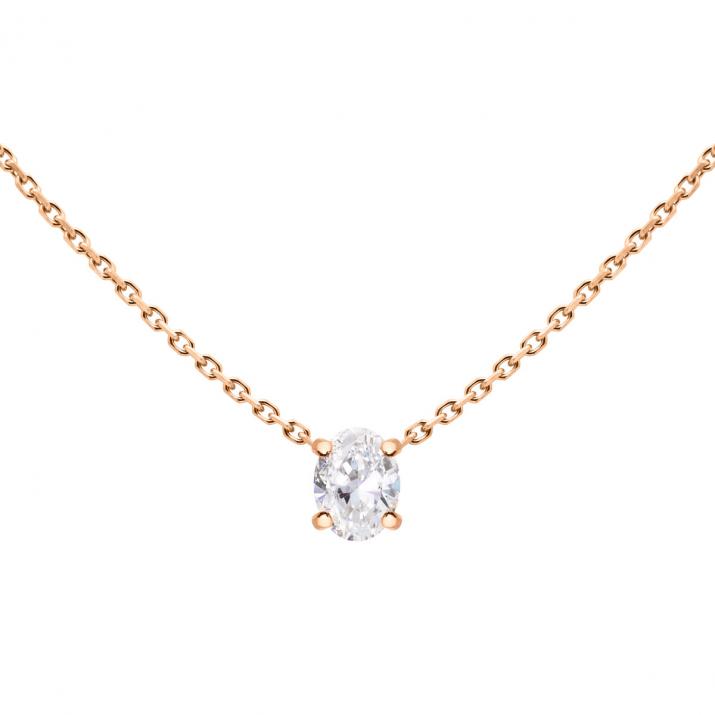 Collar de Cadena Sa Baronne Oro Rosa - Redline