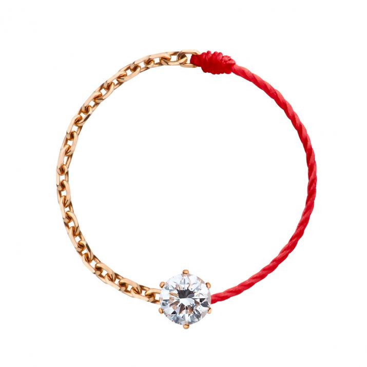 Anillo Absolu Double en Oro Rosa - Redline - 0++