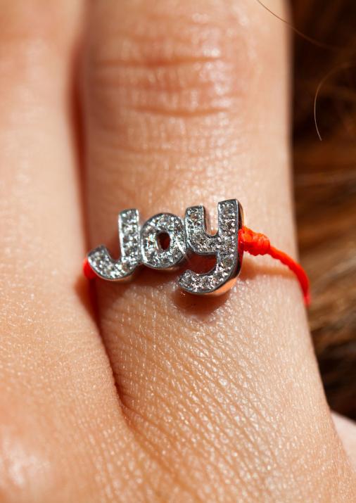 Anillo rígido joy con diamantes en oro rosa - Redline - 0++