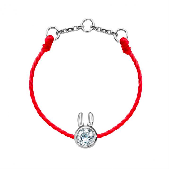 Anillo de Alambre Mini Pure Rabbit Oro Blanco - Redline