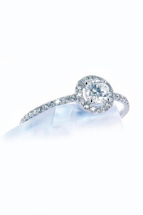 Anillo Beau Rêve en diamantes 0.47ct en oro rosa - Redline - 0++