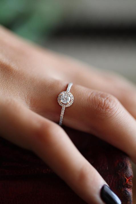 Anillo Beau Rêve en diamantes 0.47ct en oro rosa - Redline - 0++