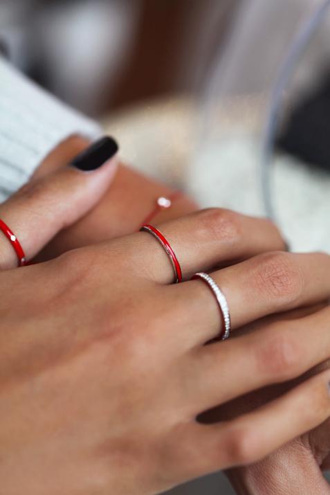 Anillo Si Bel Amour oro blanco - Redline - 0++