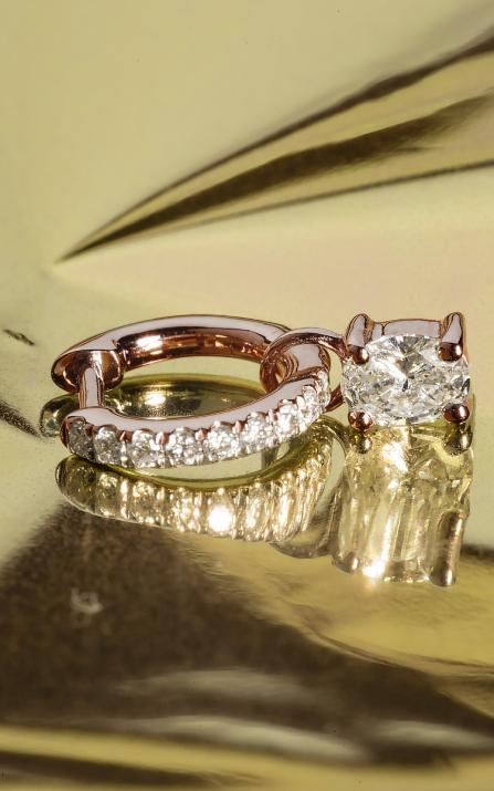 Colgante Baronne Charm Oro rosa - Redline - 0++