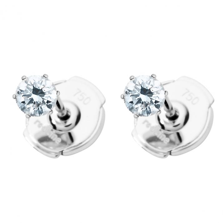 Absolu earring White gold - Redline - 0++