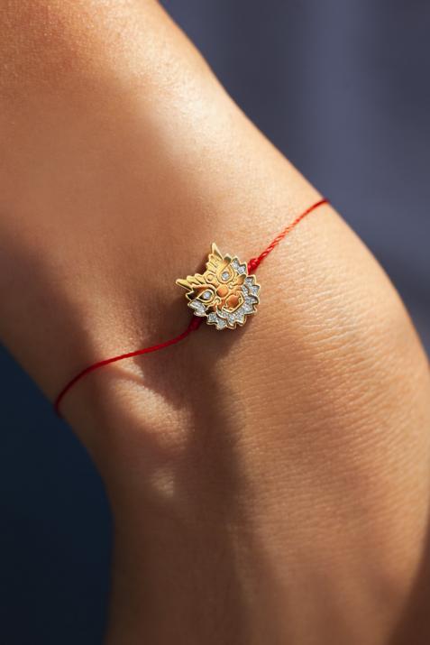 Pulsera en hilo diamante Dragon Redline en Oro Amarillo - Redline - 0++