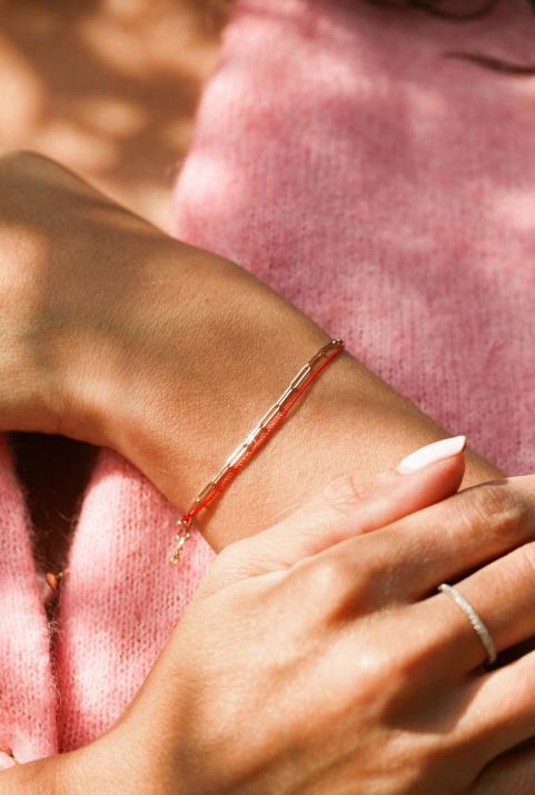 Pulsera My Way duo de oro amarillo - Redline - 0++