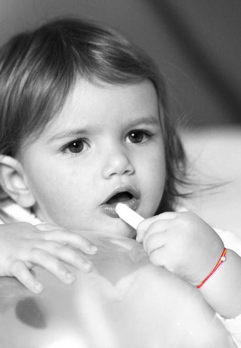 Multi string bracelet in rose gold with cultured pearl - Redline - 0++