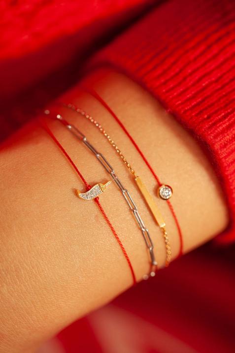Pulsera en hilo diamante spicy Redline mujer en Oro Rosa - Redline - 0++