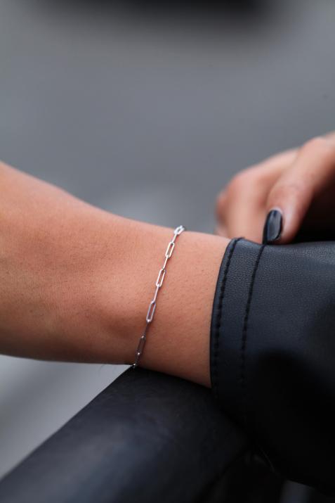 Pulsera My Way Chain oro blanco - Redline - 0++