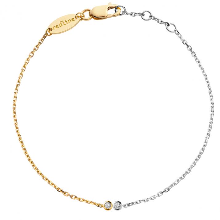 Pulsera de cadena en edición limitada y numerada – Twenty oro o bicolor - Redline - 0++