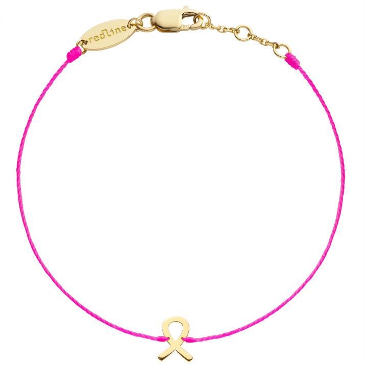Pulsera Hilo Pink LovelinkOro Amarillo - Redline