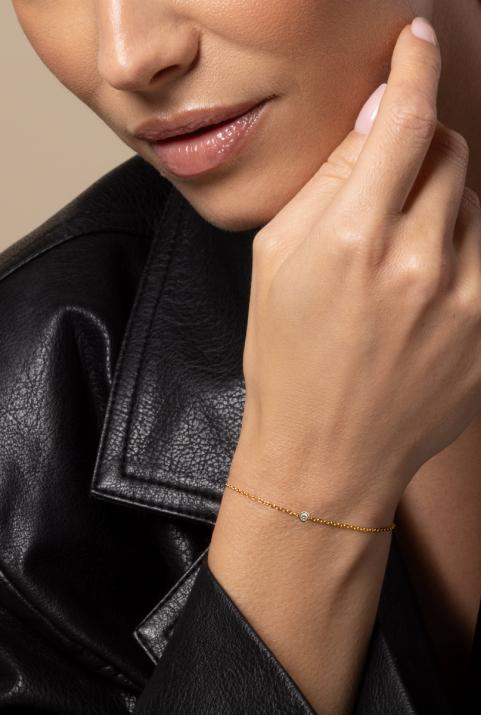 Pulsera de cadena Serenity Oro Amarillo - Redline - 0++