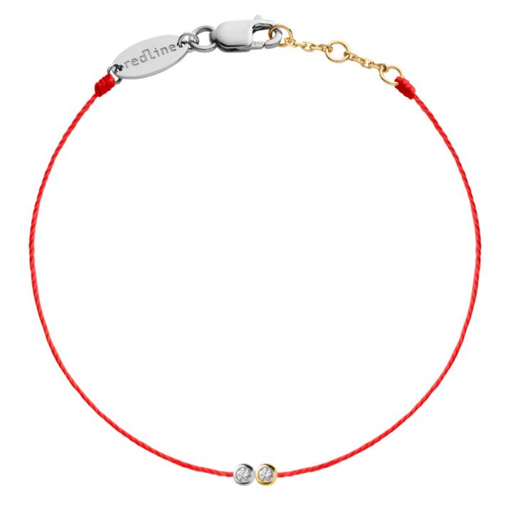 Pulsera de hilo en edición limitada y numerada – Twenty oro o bicolor - Redline - 0++