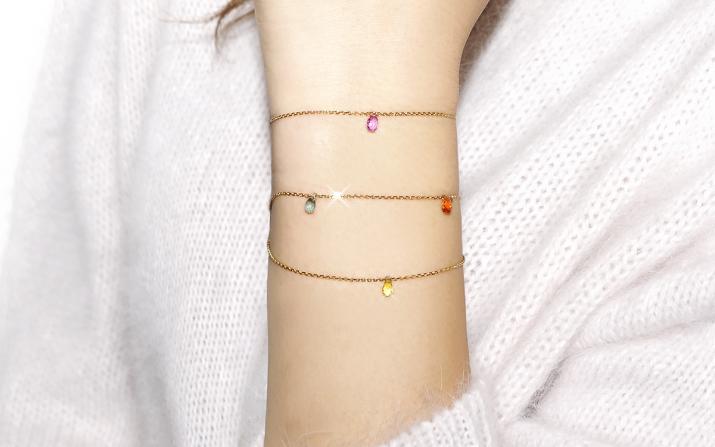 Chain Bracelet For Women in Yellow Gold - Redline - 0++