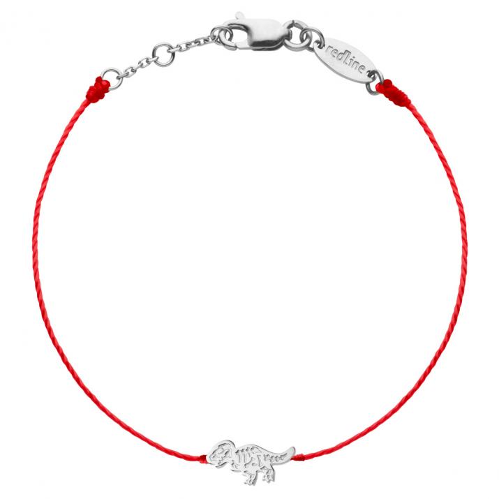 Pulsera infantil de dinosaurio de oro blanco - Redline - 0++