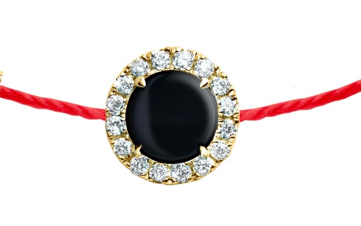 Reine Onyx Pulsera De Oro Amarillo - Redline - 0++