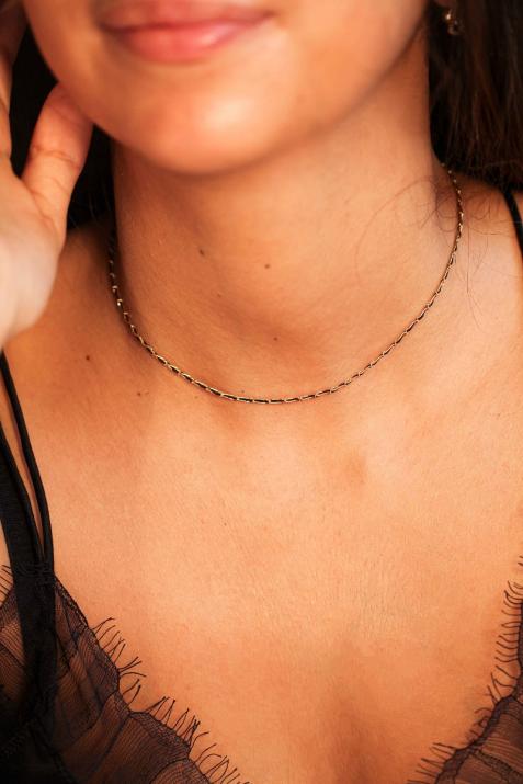 Collar entrelazado en oro amarillo - Redline - 0++