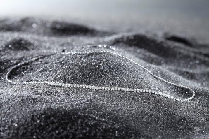 Chain Bracelet Marilyn Saphirs Roses Yellow Gold RedLine Jewelry - Redline - 0++