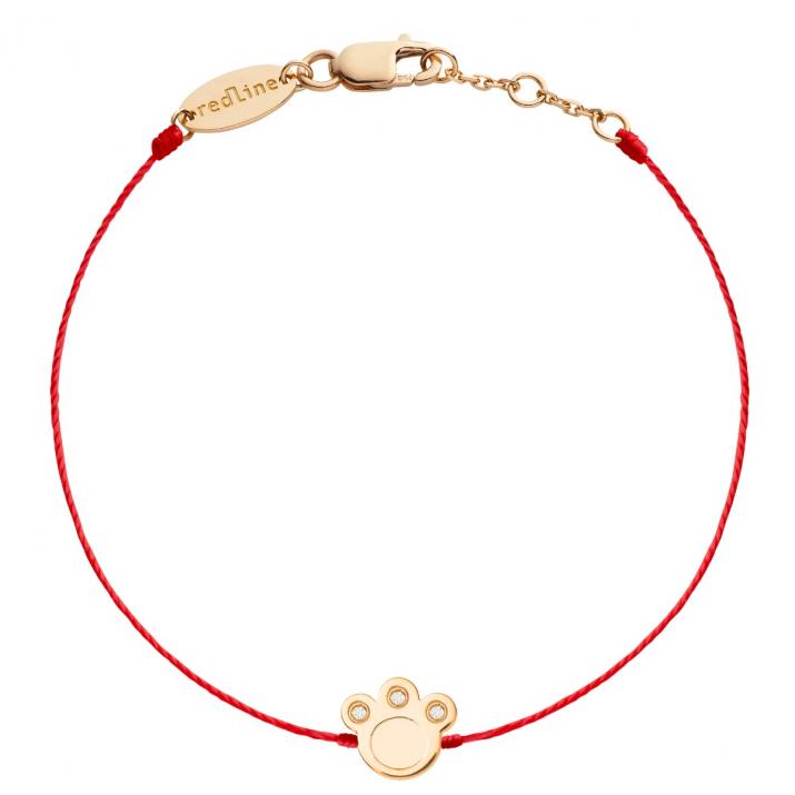 Pulsera en hilo miaou Redline mujer en Oro Rosa - Redline - 0++