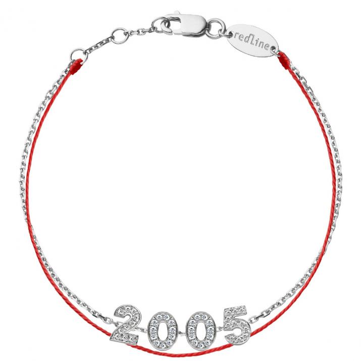Mi número Pavé Diamonds Duo Pulsera Goldia Blanca - Redline - 0++