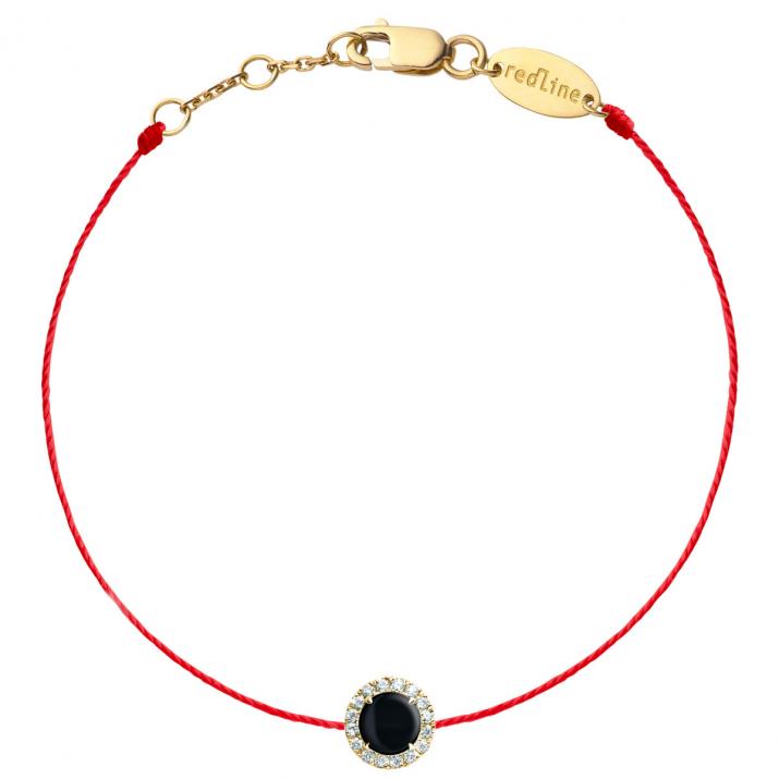 Reine Onyx Pulsera De Oro Amarillo - Redline - 0++