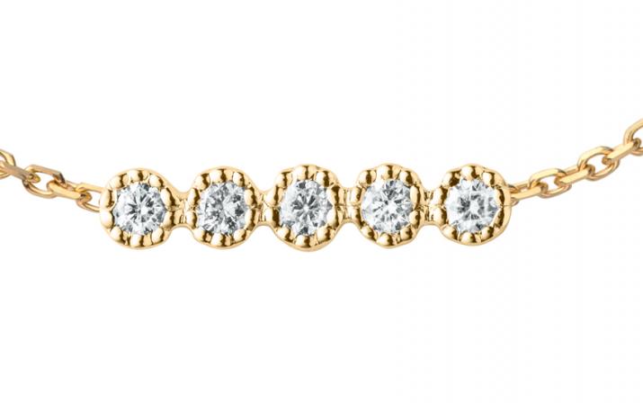 Pulsera en cadena con 0.7ct de diamantes en base de oro amarillo - Redline - 0++