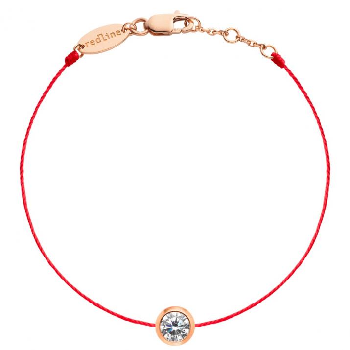 Pulsera Hilo con diamante 0,50ct en Oro Rosa - Redline - 0++