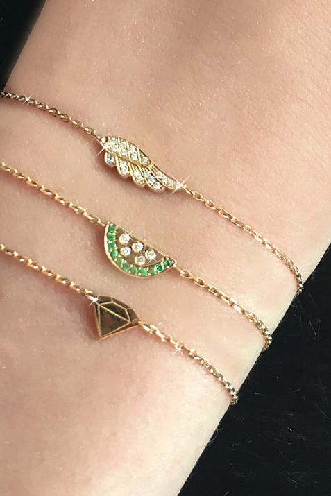 Chain Bracelet For Women in Yellow Gold - Redline - 0++