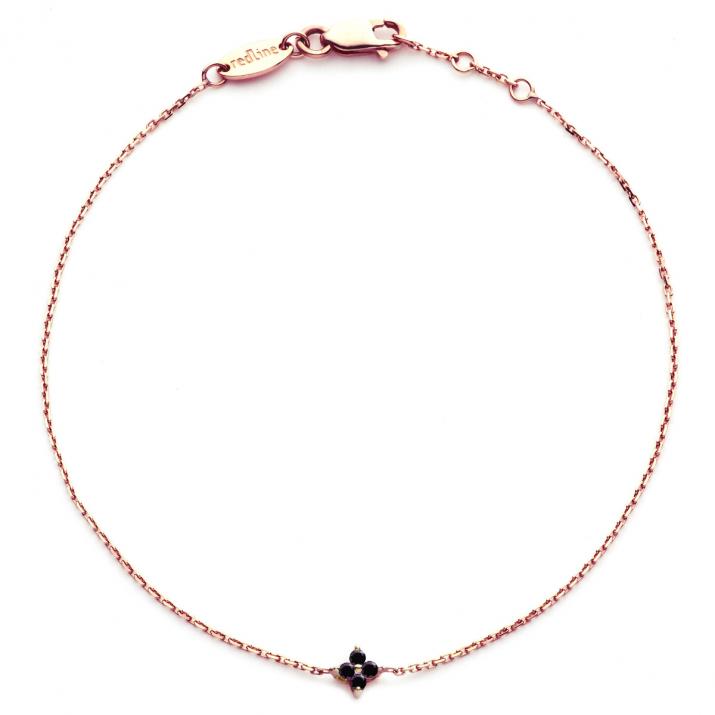 Pulsera de cadena de kcolor brillante oro rosa - Redline - 0++