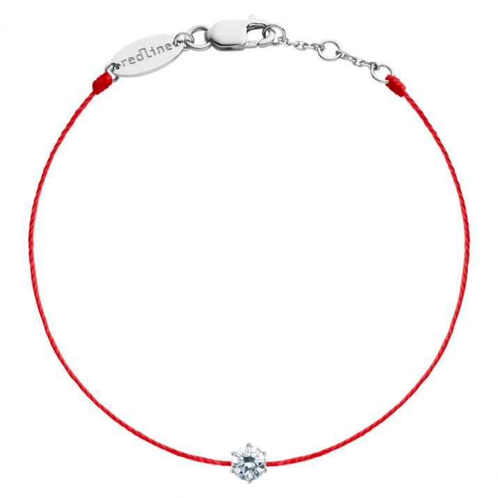 Pulsera en hilo con diamante So Absolu Redline en Oro Blanco - Redline - 0++