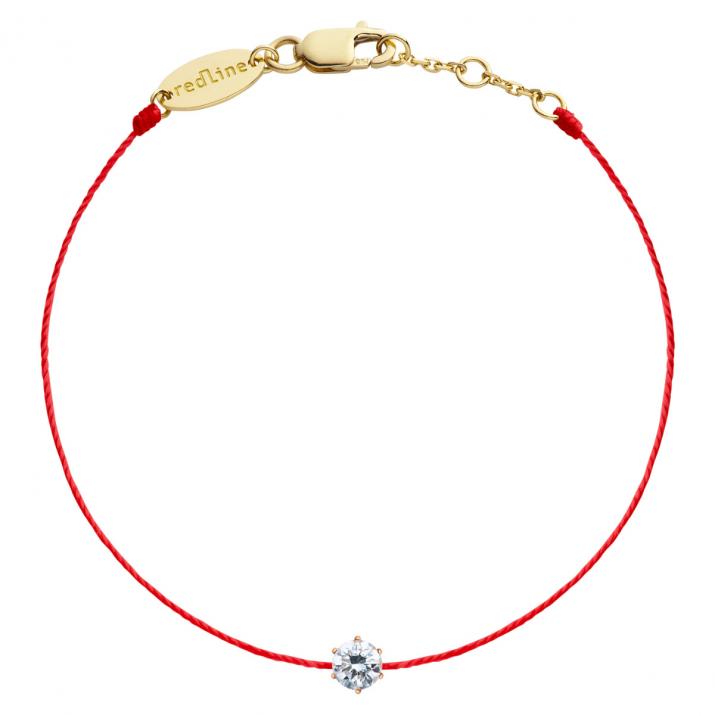 Pulsera en hilo con diamante So Absolu Redline en Oro Amarillo - Redline - 0++