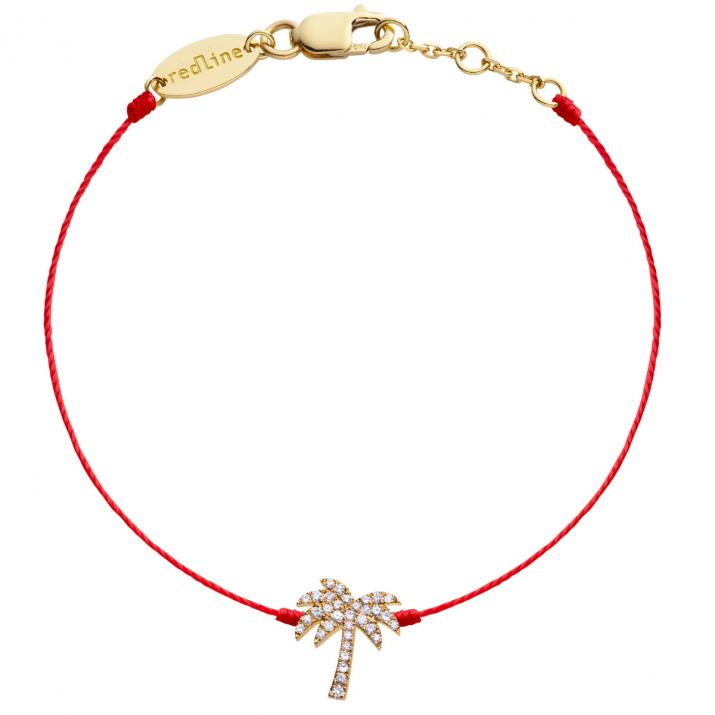 Pulsera Sunnydays hilo de oro amarillo pavimentado con diamantes - Redline - 0++