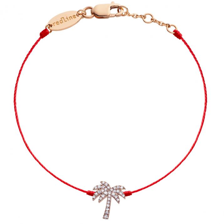 Pulsera de hilo Sunnydays en oro rosa pavimentado con diamantes - Redline - 0++