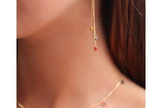 FOCUS: Boucles d'oreilles en or 18k