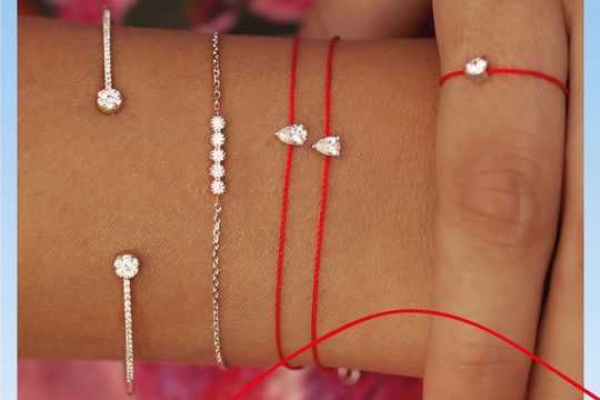 Bracelet Fil Rouge Diamant