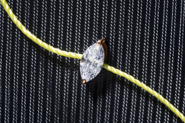 Un diamant serti griffe