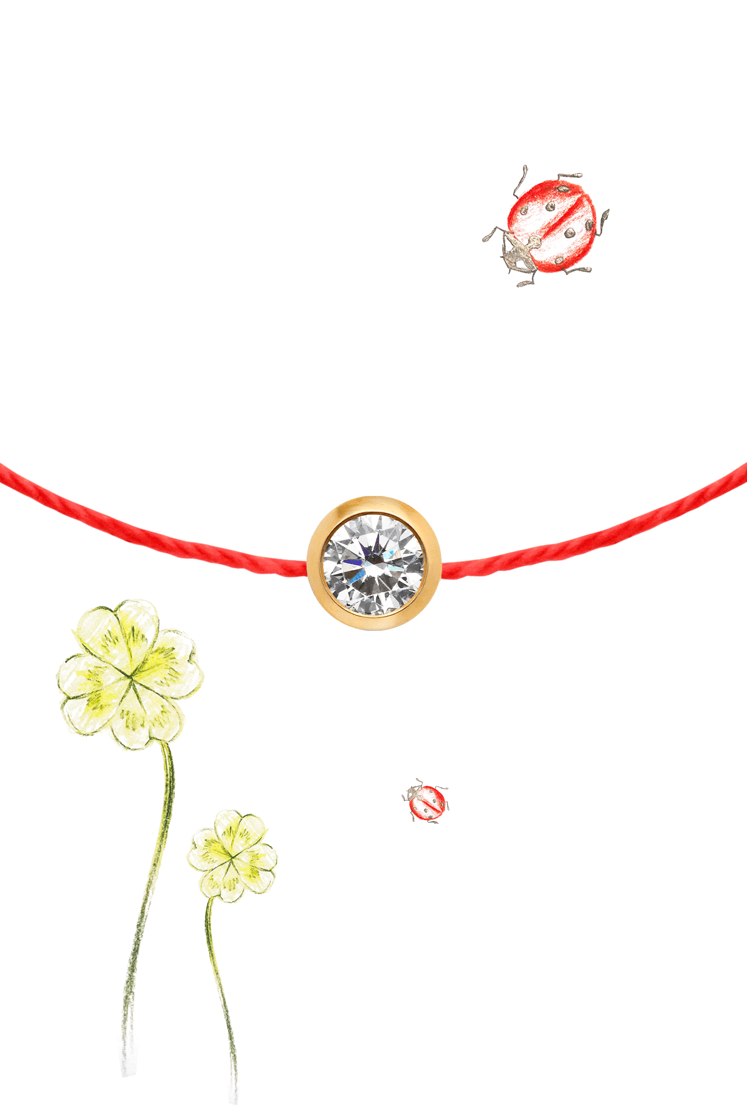 Puro diamante sobre hilo, el icono Redline