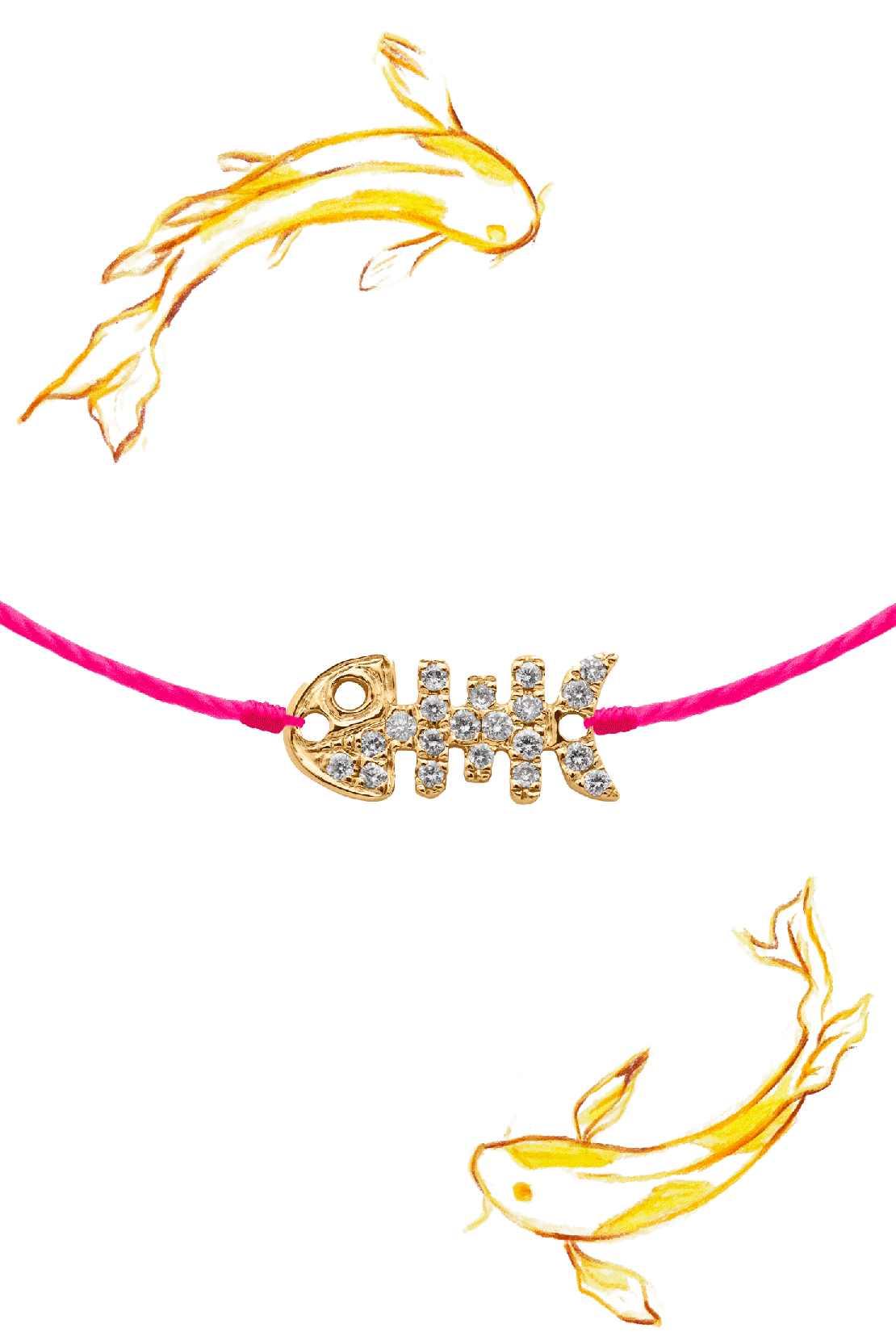 Peces de oro y diamantes