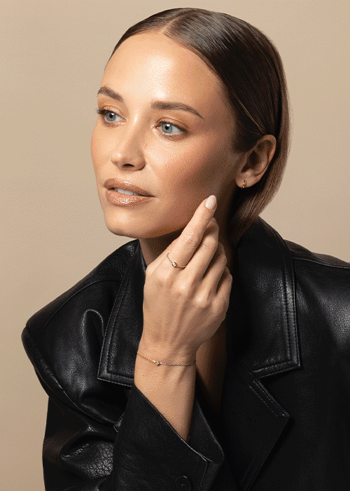 Diamante y oro de 18 quilates